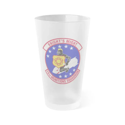 19th Munitions Squadron (U.S. Air Force) Frosted Pint Glass 16oz Default Title - Go Mug Yourself