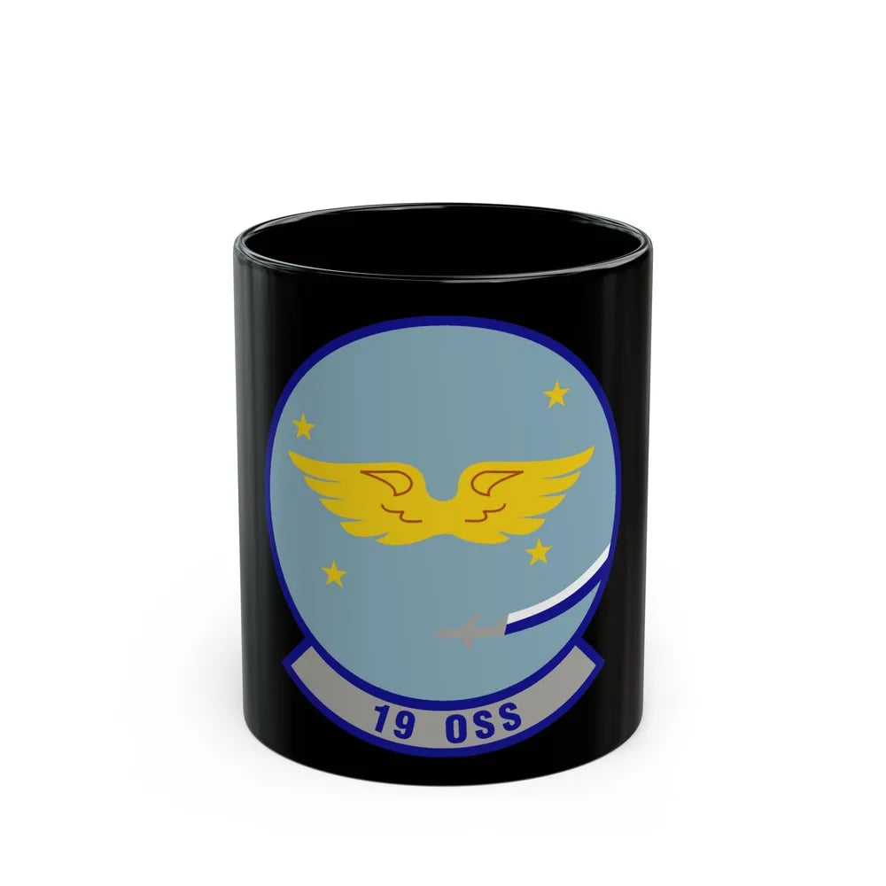 19th Operations Support Squadron (U.S. Air Force) Black Coffee Mug-11oz-Go Mug Yourself