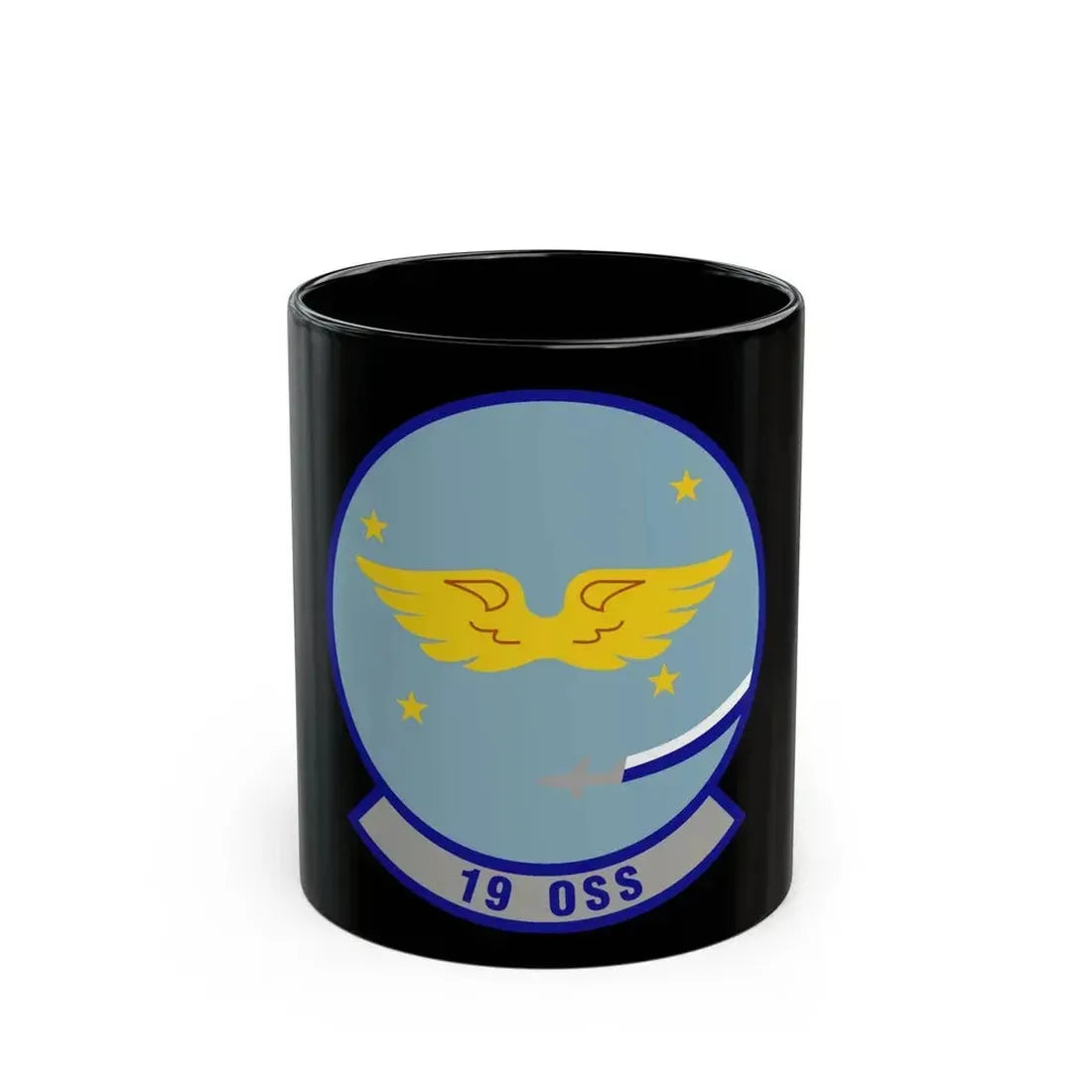 19th Operations Support Squadron (U.S. Air Force) Black Coffee Mug 11oz - Go Mug Yourself