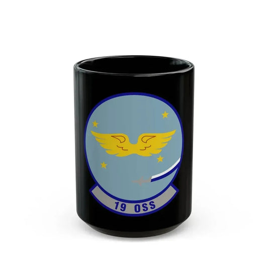 19th Operations Support Squadron (U.S. Air Force) Black Coffee Mug 15oz - Go Mug Yourself