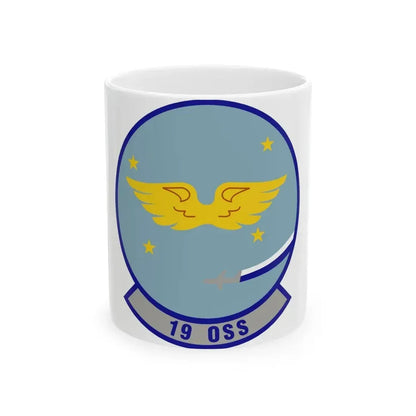19th Operations Support Squadron (U.S. Air Force) White Coffee Mug 11oz - Go Mug Yourself