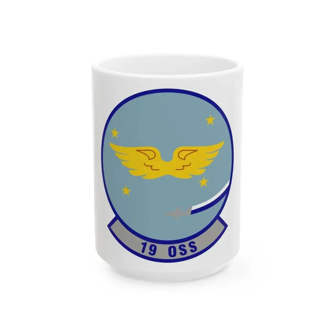 19th Operations Support Squadron (U.S. Air Force) White Coffee Mug 15oz - Go Mug Yourself