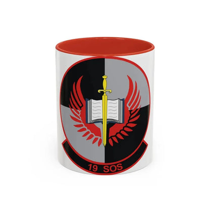 19th Special Operations Squadron (U.S. Air Force) Accent Coffee Mug 11oz Red - Go Mug Yourself