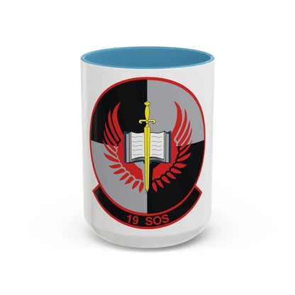 19th Special Operations Squadron (U.S. Air Force) Accent Coffee Mug 15oz Light Blue - Go Mug Yourself