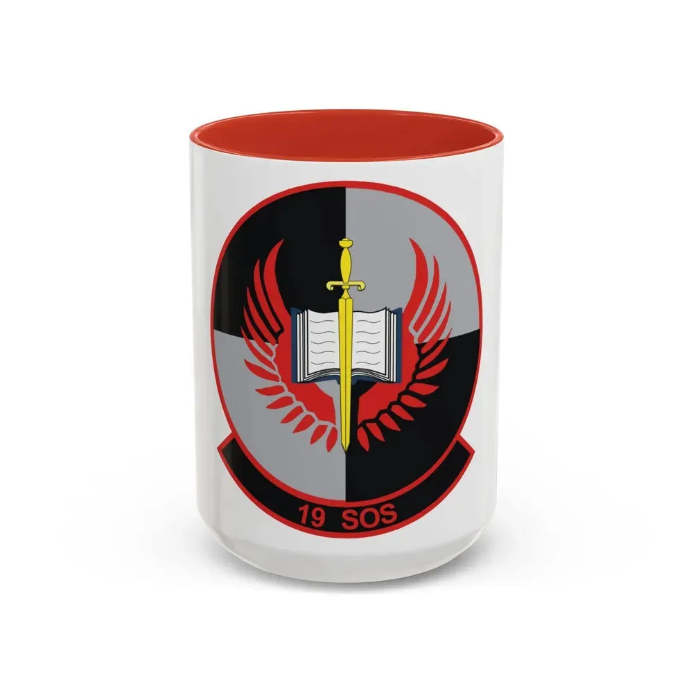 19th Special Operations Squadron (U.S. Air Force) Accent Coffee Mug 15oz Red - Go Mug Yourself