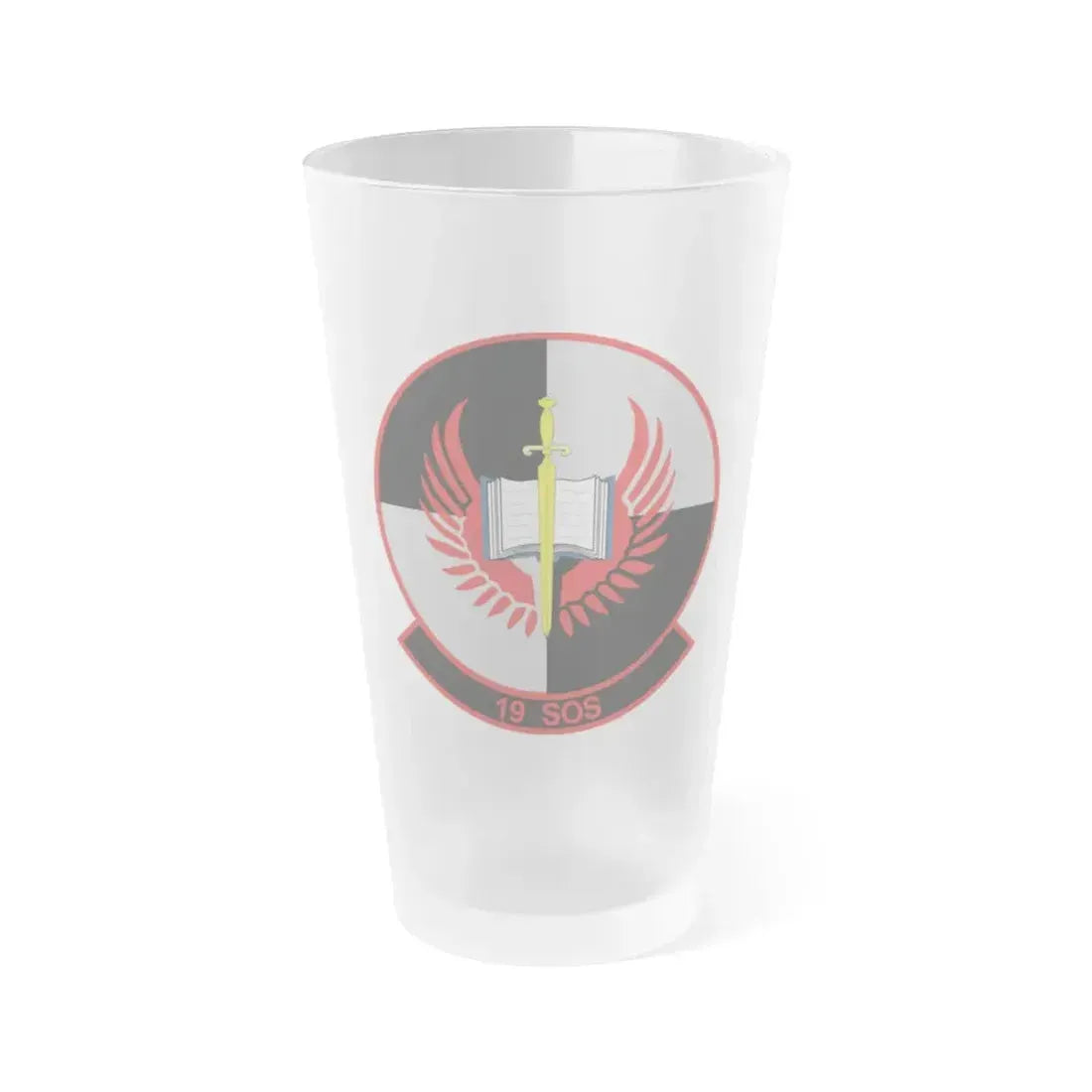 19th Special Operations Squadron (U.S. Air Force) Frosted Pint Glass 16oz 16oz Frosted - Go Mug Yourself