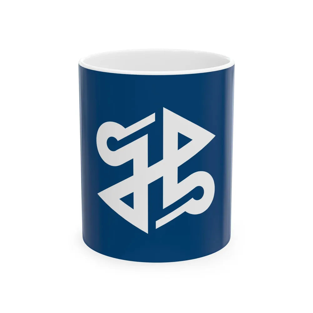 Flag of Shinjuku Tokyo Japan - White Coffee Mug-11oz-Go Mug Yourself