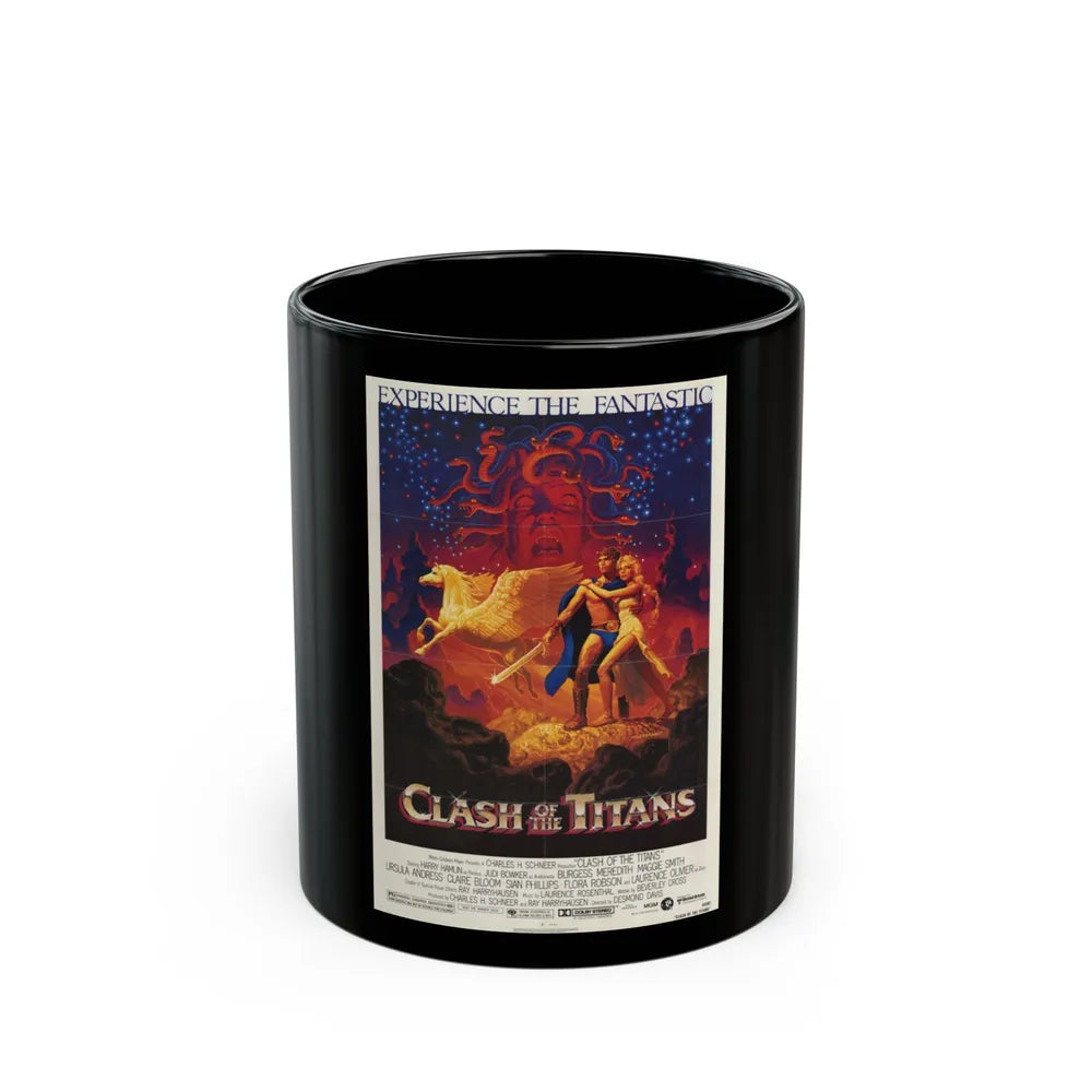 CLASH OF THE TITANS 1981 Movie Poster - Black Coffee Mug-11oz-Go Mug Yourself