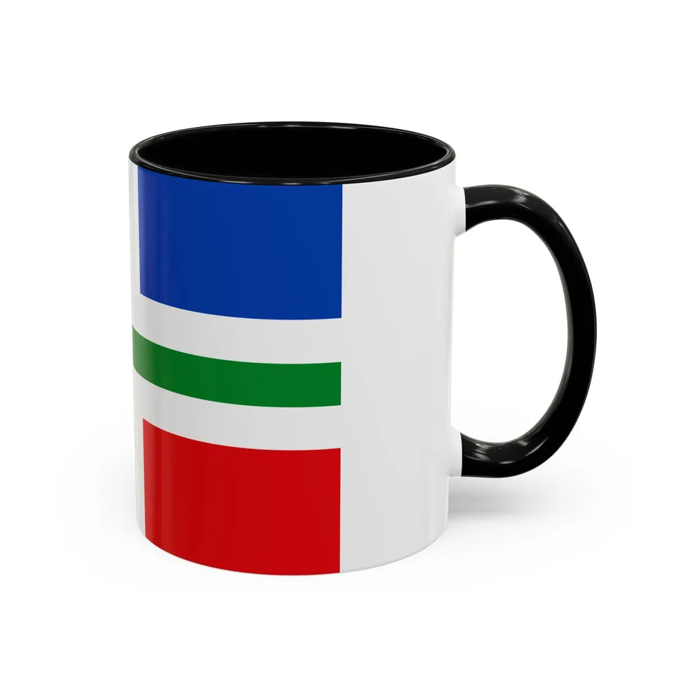 Flag of Groningen Netherlands - Accent Coffee Mug-Go Mug Yourself