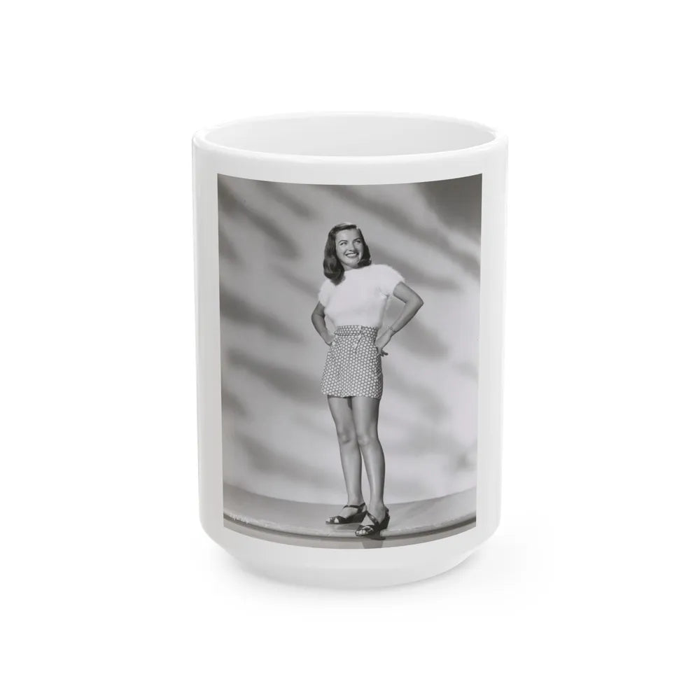 Ella Raines #218 (Vintage Female Icon) White Coffee Mug-15oz-Go Mug Yourself