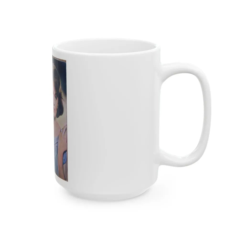 Lisa Gastoni #09 - Mag. Cover (Vintage Female Icon) White Coffee Mug-Go Mug Yourself