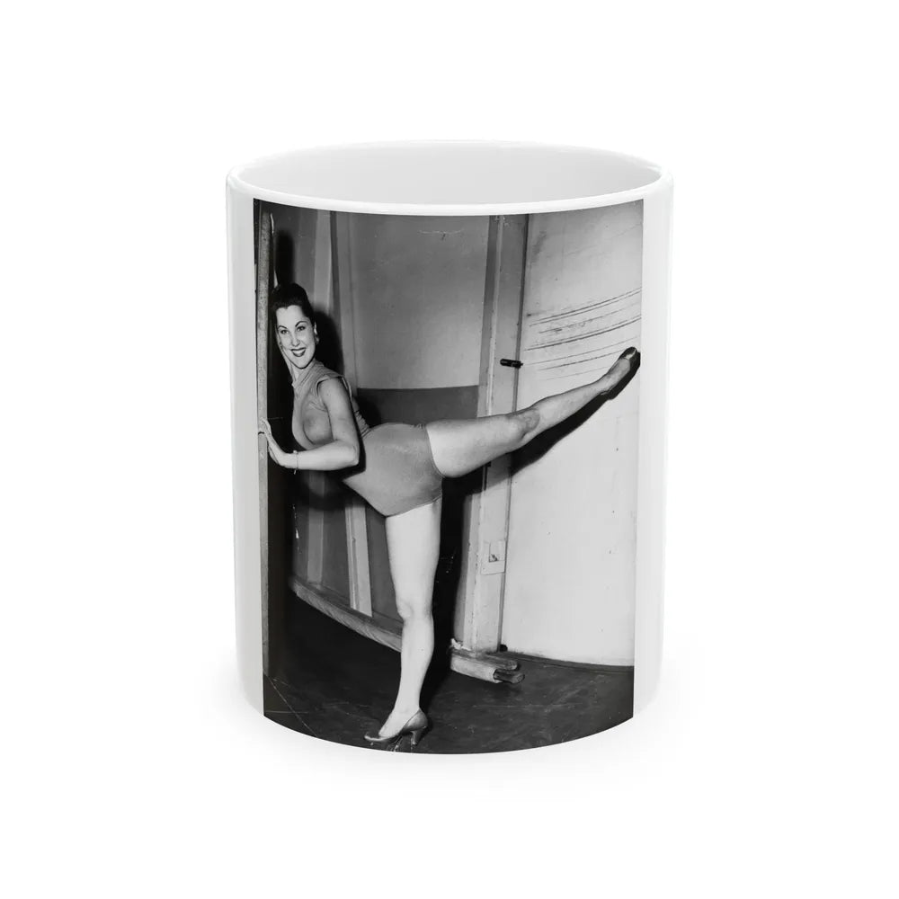 Debra Paget #316 (Vintage Female Icon) White Coffee Mug-11oz-Go Mug Yourself