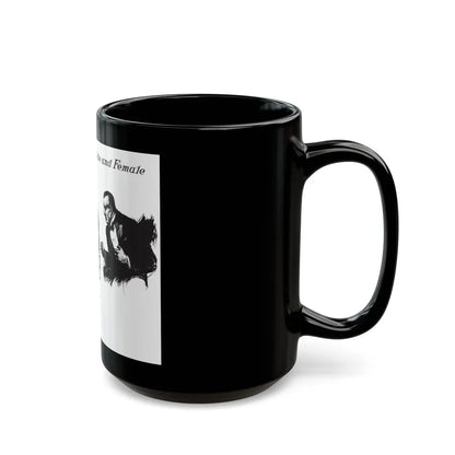 Free, White and Female (5), Collier's, March 10, 1928 - Black Coffee Mug-Go Mug Yourself