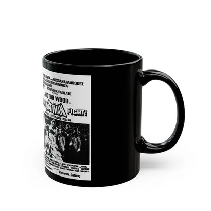 FIGHT BATMAN FIGHT (2) 1973 Movie Poster - Black Coffee Mug-Go Mug Yourself