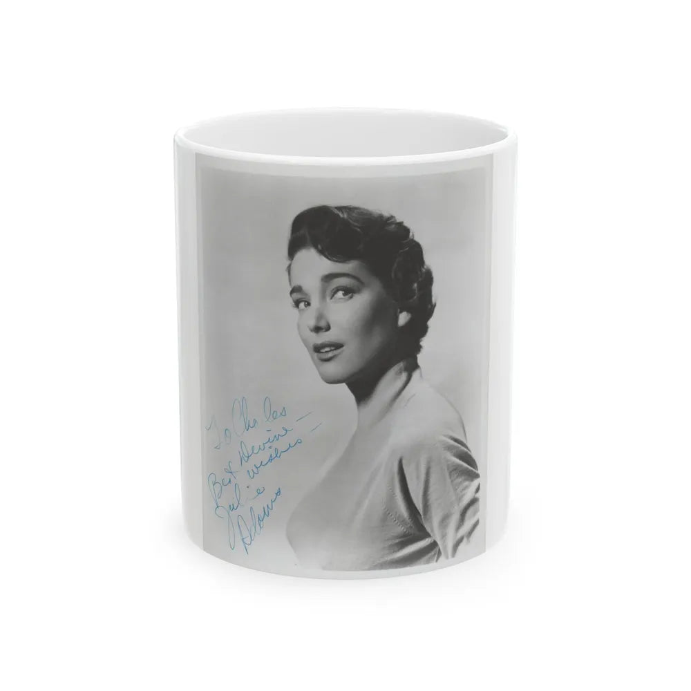 Julia Adams #47 1 (Vintage Female Icon) White Coffee Mug-11oz-Go Mug Yourself