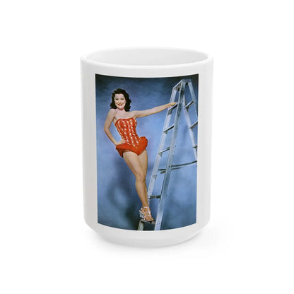 Debra Paget #259 1 (Vintage Female Icon) White Coffee Mug-15oz-Go Mug Yourself