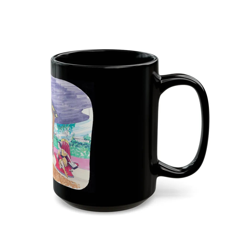 Concept art for the Great Undersea Race (3) - Black Coffee Mug-Go Mug Yourself