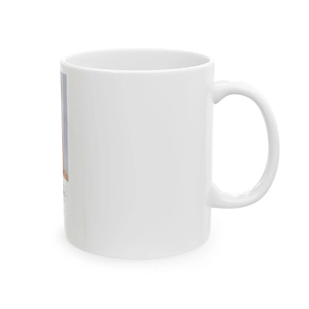 Linda Blair #184 - Partially Topless (Vintage Female Icon) White Coffee Mug-Go Mug Yourself