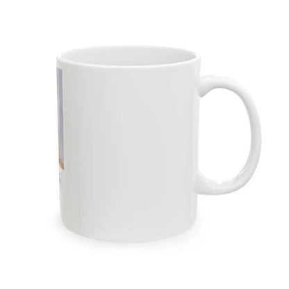 Linda Blair #184 - Partially Topless (Vintage Female Icon) White Coffee Mug-Go Mug Yourself