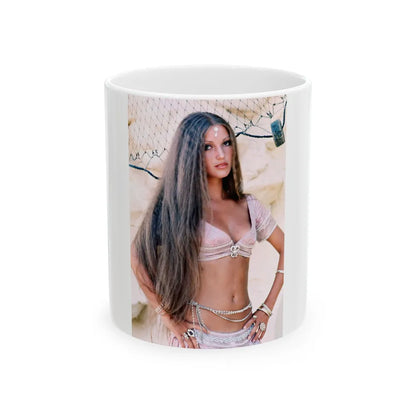 Jane Seymour #62 (Vintage Female Icon) White Coffee Mug-11oz-Go Mug Yourself