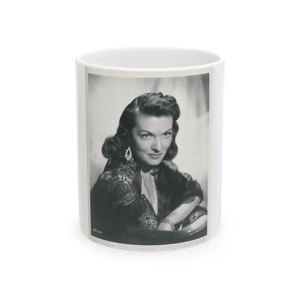 Paula Raymond #34 (Vintage Female Icon) White Coffee Mug-11oz-Go Mug Yourself