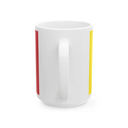 Flag of Heredia Province Costa Rica - White Coffee Mug-Go Mug Yourself