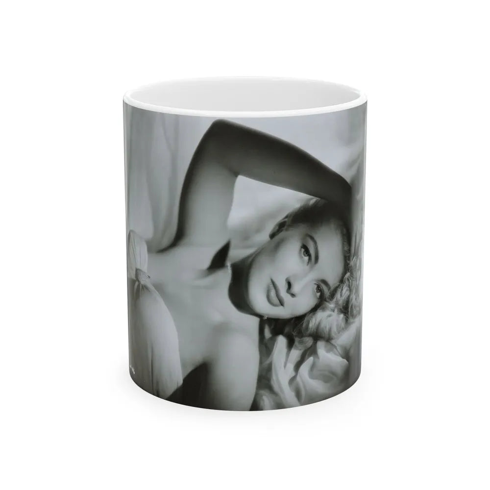 Lori Nelson #232 (Vintage Female Icon) White Coffee Mug-11oz-Go Mug Yourself