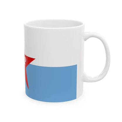 Flag of People's Revolutionary Army ERP - White Coffee Mug-Go Mug Yourself