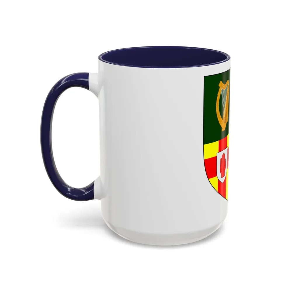 Provincial Arms of Ireland - Accent Coffee Mug-Go Mug Yourself