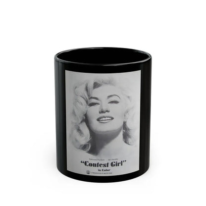 Janette Scott #31 (Vintage Female Icon) Black Coffee Mug-11oz-Go Mug Yourself