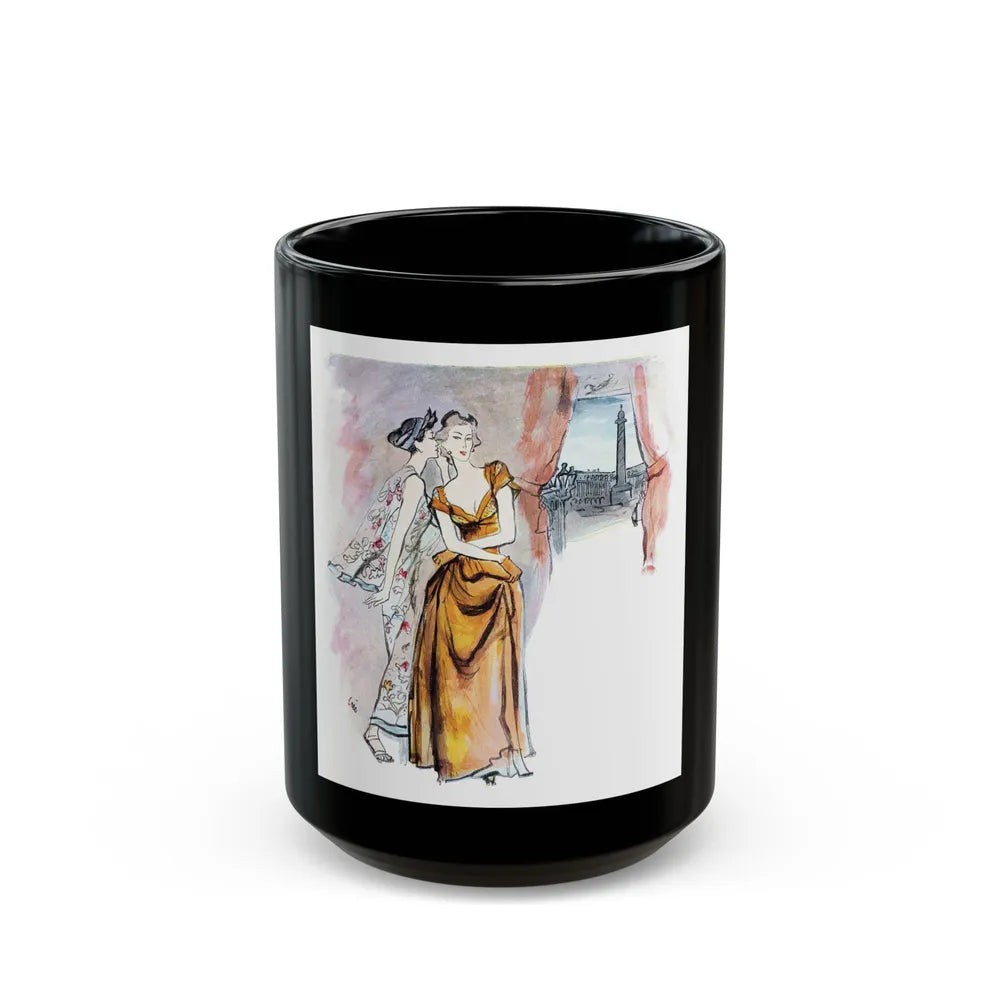 Coty Muse perfume advertisement, 1948 - Black Coffee Mug-15oz-Go Mug Yourself