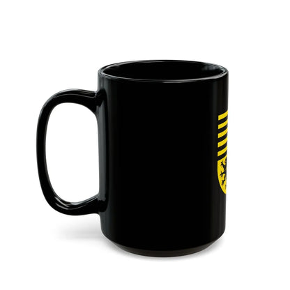 Flag of Elbe Elster Germany - Black Coffee Mug-Go Mug Yourself