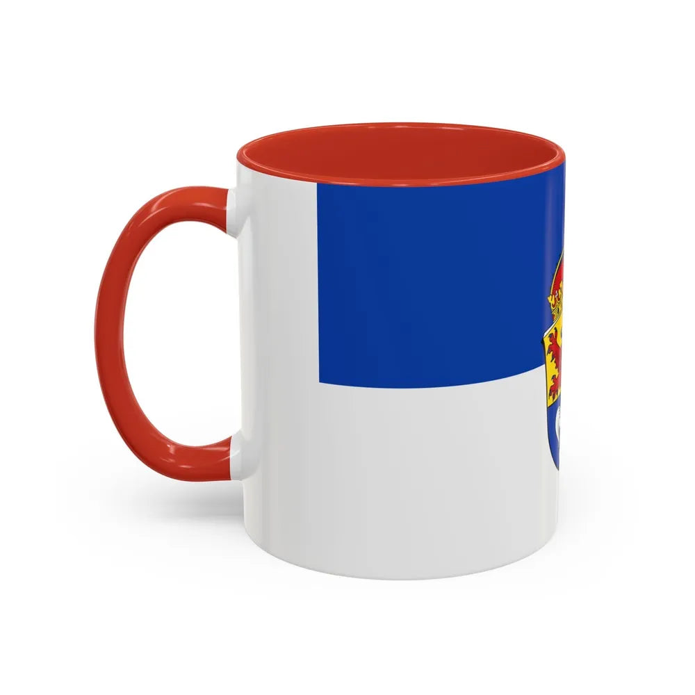 Flag of Darmstadt Germany - Accent Coffee Mug-Go Mug Yourself