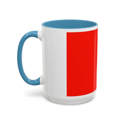 Flag of Catania Italy - Accent Coffee Mug-Go Mug Yourself