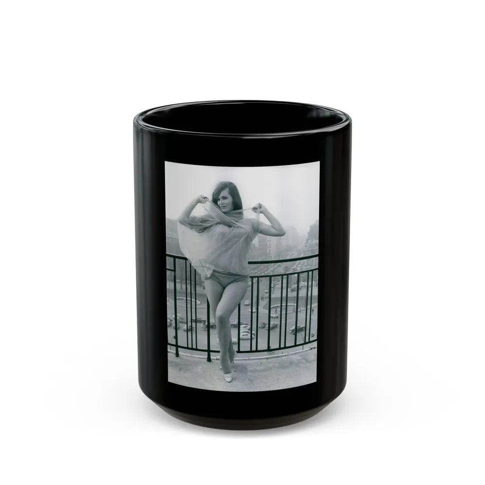 Gila Golan #134 (Vintage Female Icon) Black Coffee Mug-15oz-Go Mug Yourself