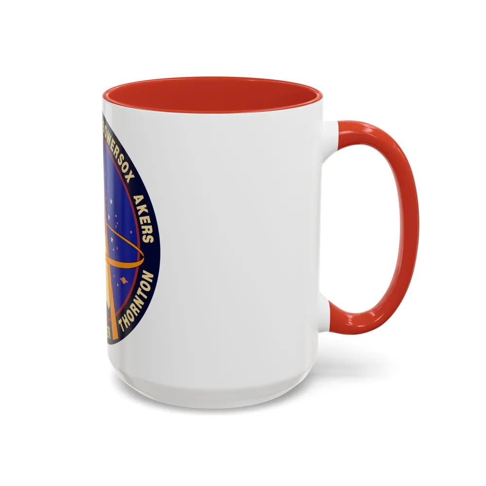 STS 61 (NASA) Accent Coffee Mug-Go Mug Yourself