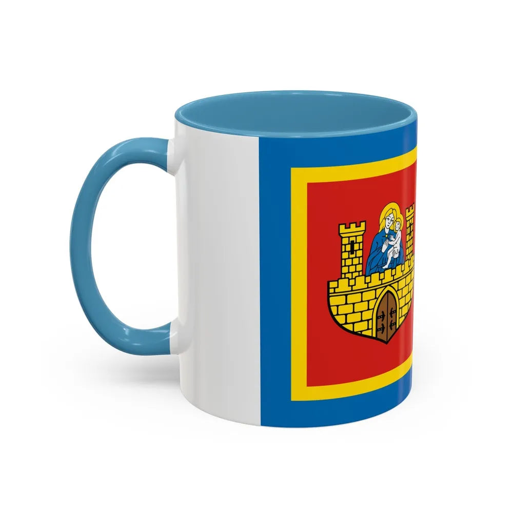 Flag of Frombork Poland - Accent Coffee Mug-Go Mug Yourself