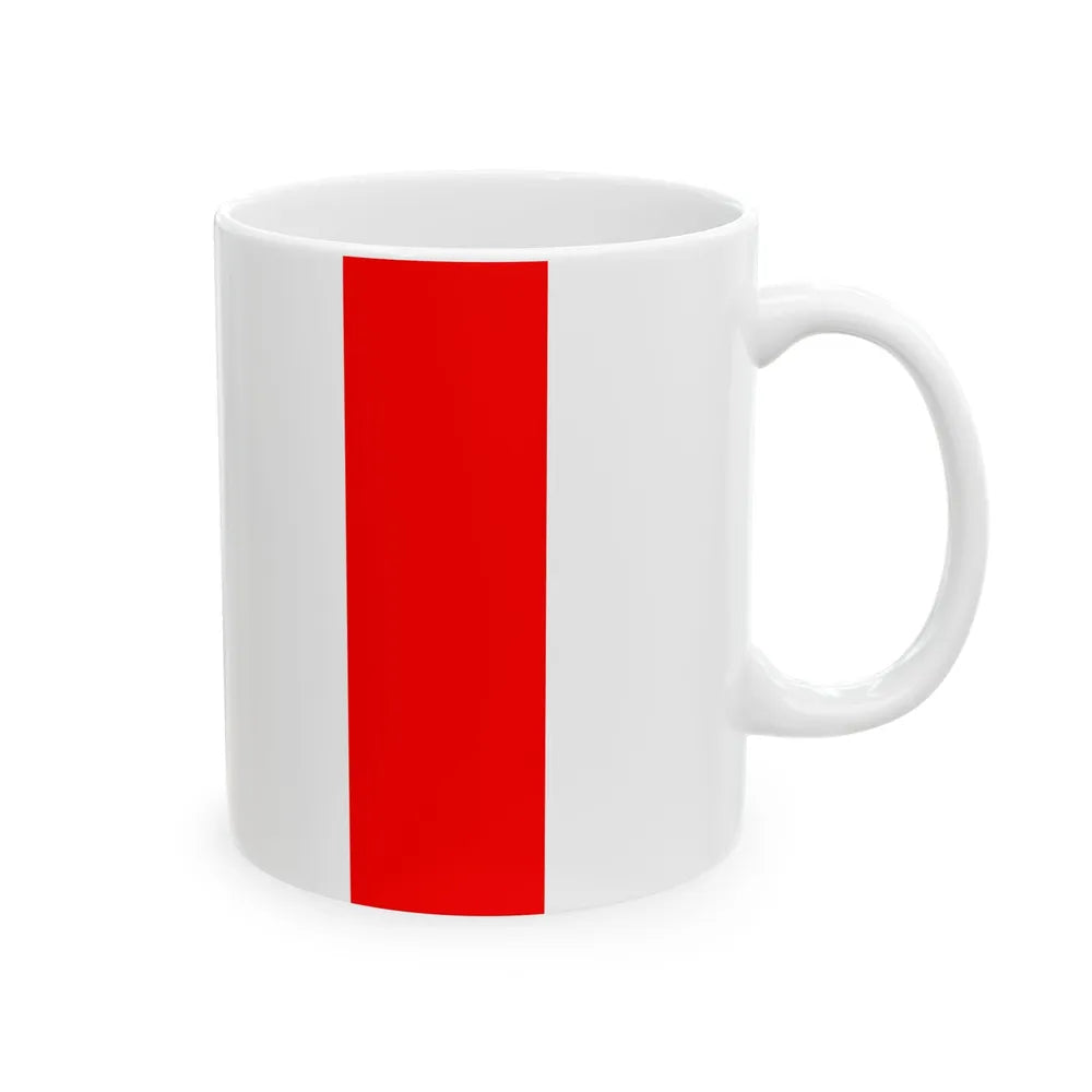 Flag of Vologda Oblast Russia - White Coffee Mug-Go Mug Yourself