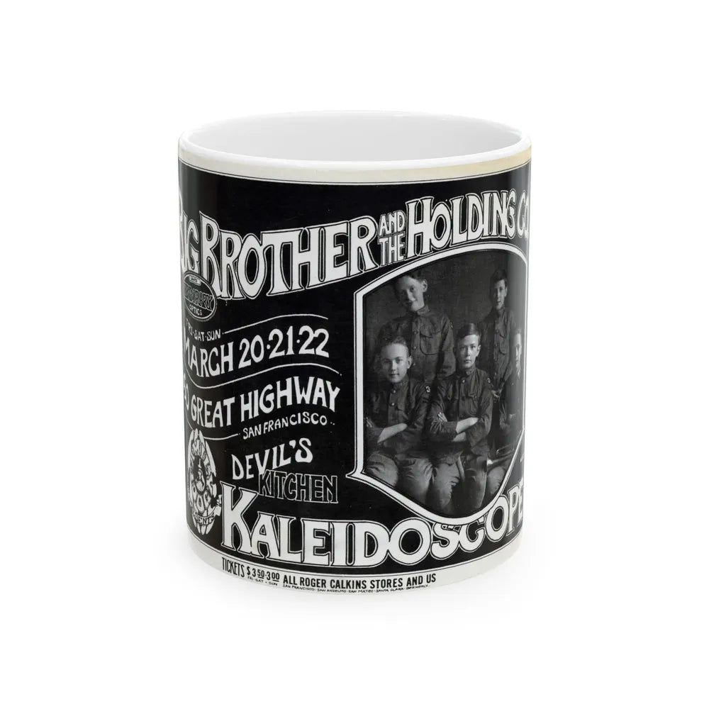 Kaleidoscope - 1970 (Music Poster) White Coffee Mug-11oz-Go Mug Yourself