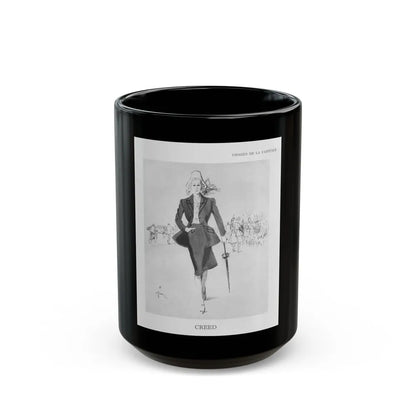 From the Jaye Oliver Archives, Creed, 1945 - Black Coffee Mug-15oz-Go Mug Yourself