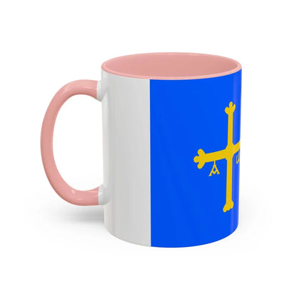 Flag of Asturias Spain - Accent Coffee Mug-Go Mug Yourself