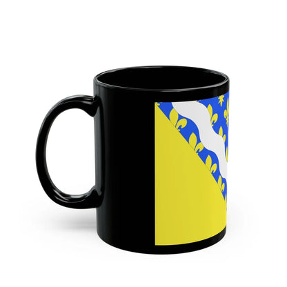 Flag of Val de Marne France 2 - Black Coffee Mug-Go Mug Yourself