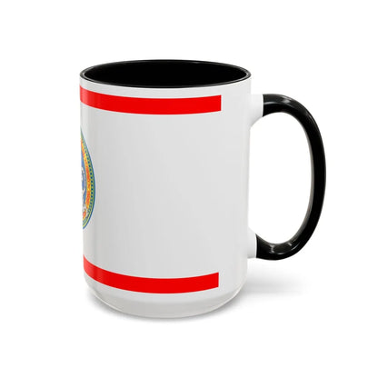 Flag of Almaty Kazakhstan - Accent Coffee Mug-Go Mug Yourself