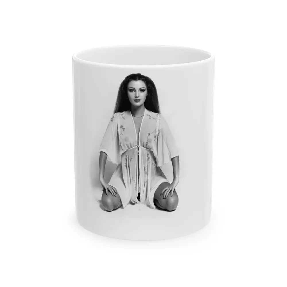 Jane Seymour #54 (Vintage Female Icon) White Coffee Mug-11oz-Go Mug Yourself