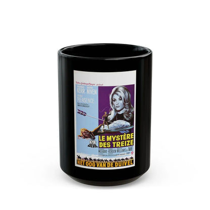 EYE OF THE DEVIL (BELGIAN) 1966 Movie Poster - Black Coffee Mug-15oz-Go Mug Yourself