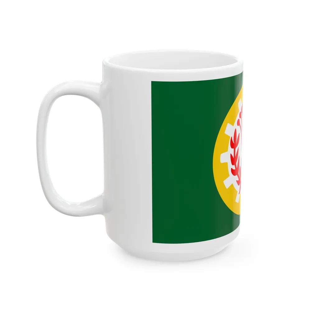 Flag of the Dakahlia Governorate Egypt - White Coffee Mug-Go Mug Yourself