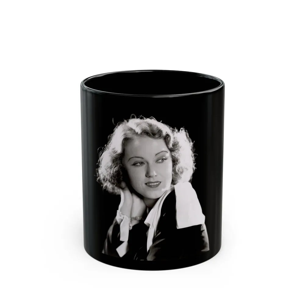 Fay Wray #13 (Vintage Female Icon) Black Coffee Mug-11oz-Go Mug Yourself