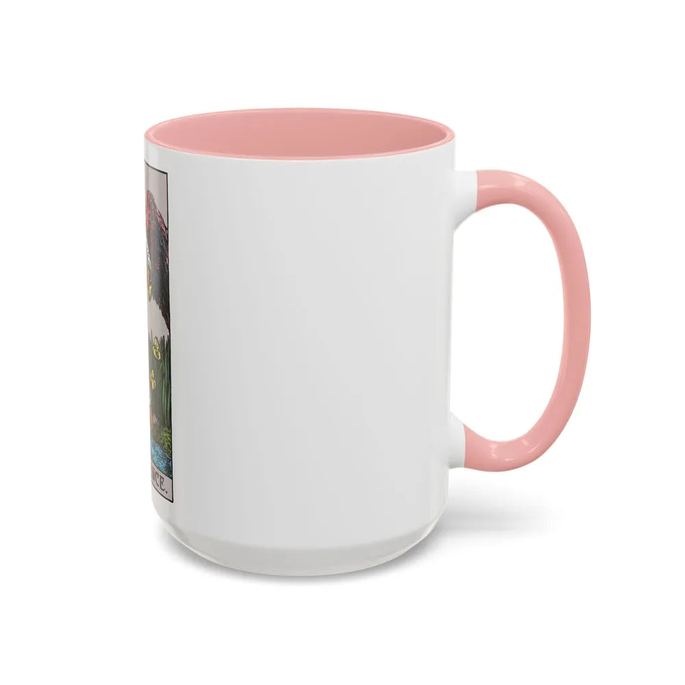 Temperance (Tarot Card) Accent Coffee Mug-Go Mug Yourself