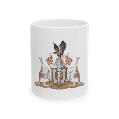 Coat of arms of the Northern Territory - White Coffee Mug-11oz-Go Mug Yourself