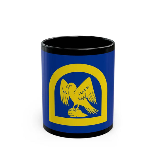 Flag of Wing UK - Black Coffee Mug-11oz-Go Mug Yourself